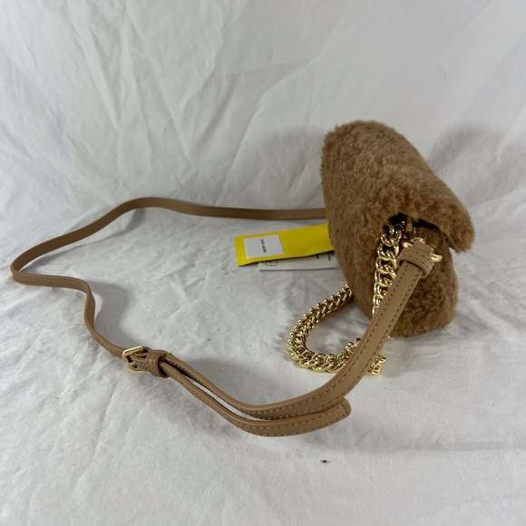 MARC JACOBS The Teddy J Marc Mini Crossbody Bag in Caramel with Chain Link - Picture 5 of 14